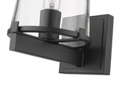 Callista 1 Light 6.5" Wall Sconce, 9" Tall in Matte Black