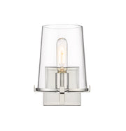 Callista 1 Light 6.5" Wall Sconce, 9" Tall in Polished Nickel