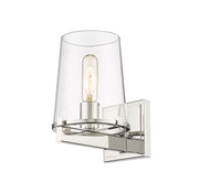 Callista 1 Light 6.5" Wall Sconce, 9" Tall in Polished Nickel