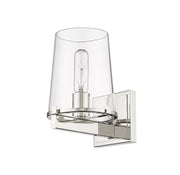 Callista 1 Light 6.5" Wall Sconce, 9" Tall in Polished Nickel