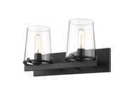 Callista 2 Light 18.25" Vanity in Matte Black
