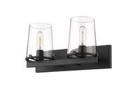Callista 2 Light 18.25" Vanity in Matte Black