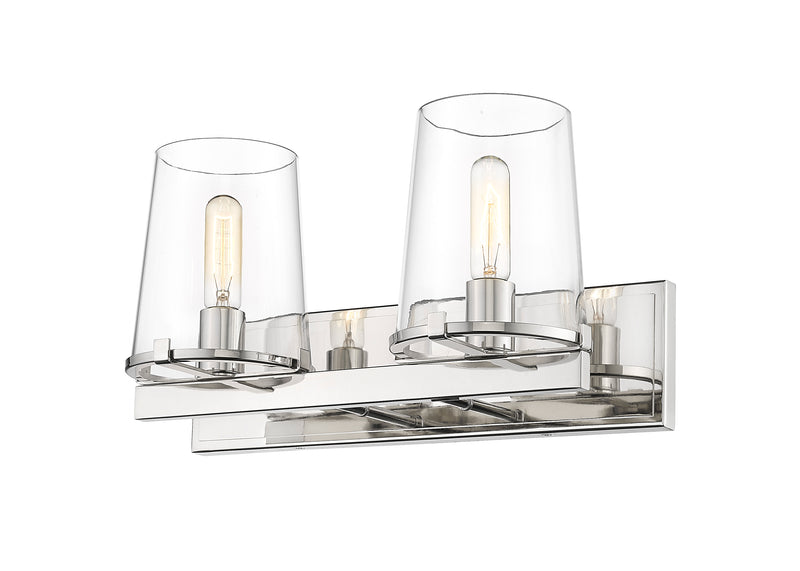 Callista 2 Light 18.25" Vanity in Polished Nickel
