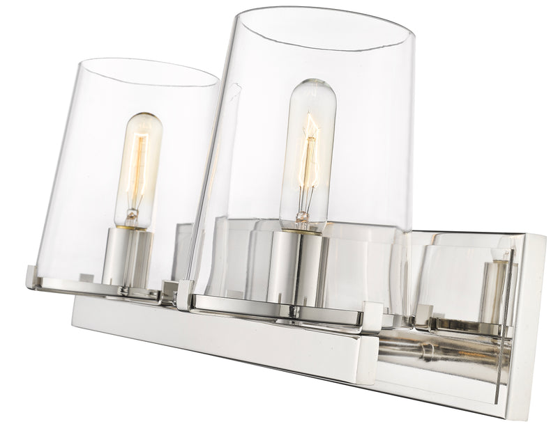 Callista 2 Light 18.25" Vanity in Polished Nickel