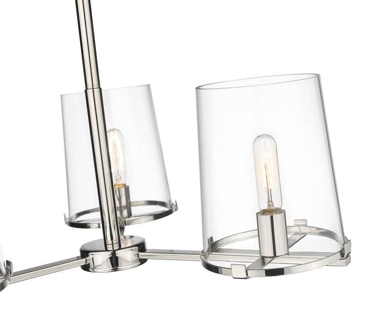 Callista 3 Light 28" Chandelier in Polished Nickel