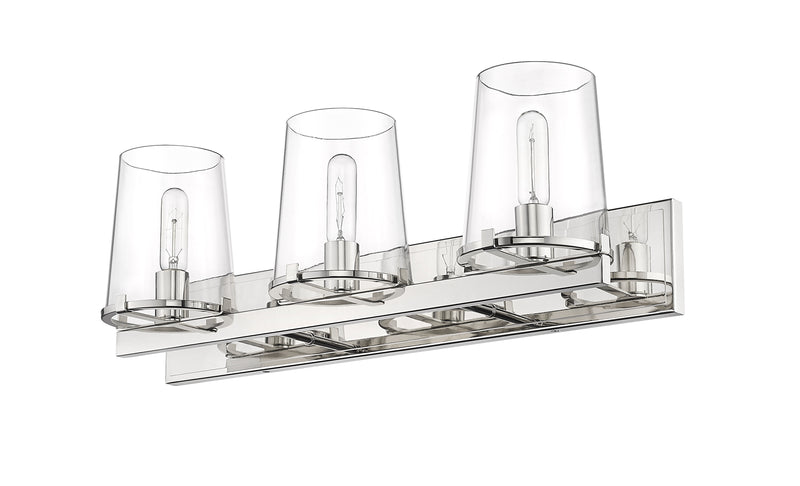 Callista 3 Light 27.5" Vanity in Polished Nickel