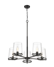 Callista 5 Light 33" Chandelier in Matte Black