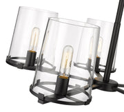 Callista 5 Light 33" Chandelier in Matte Black