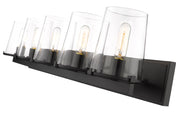 Callista 5 Light 47" Vanity in Matte Black