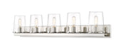 Callista 5 Light 47" Vanity in Polished Nickel