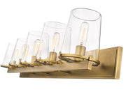 Callista 5 Light 47" Vanity in Rubbed Brass