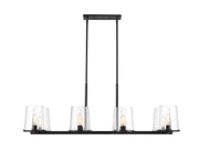 Callista 8 Light 56" Linear Pendant in Matte Black