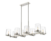 Callista 8 Light 56" Linear Pendant in Polished Nickel