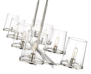 Callista 8 Light 56" Linear Pendant in Polished Nickel
