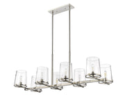 Callista 8 Light 56" Linear Pendant in Polished Nickel