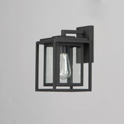 Cabana 1 Light Small Outdoor Wall Sconce in Black