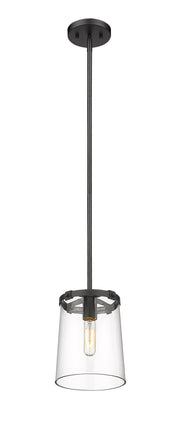 Callista 1 Light 7.5" Pendant in Matte Black