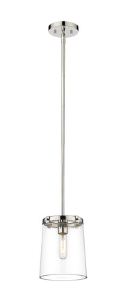 Callista 1 Light 7.5" Pendant in Polished Nickel