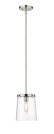 Callista 1 Light 7.5" Pendant in Polished Nickel