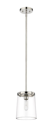 Callista 1 Light 7.5" Pendant in Polished Nickel