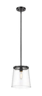 Callista 1 Light 10" Pendant in Matte Black