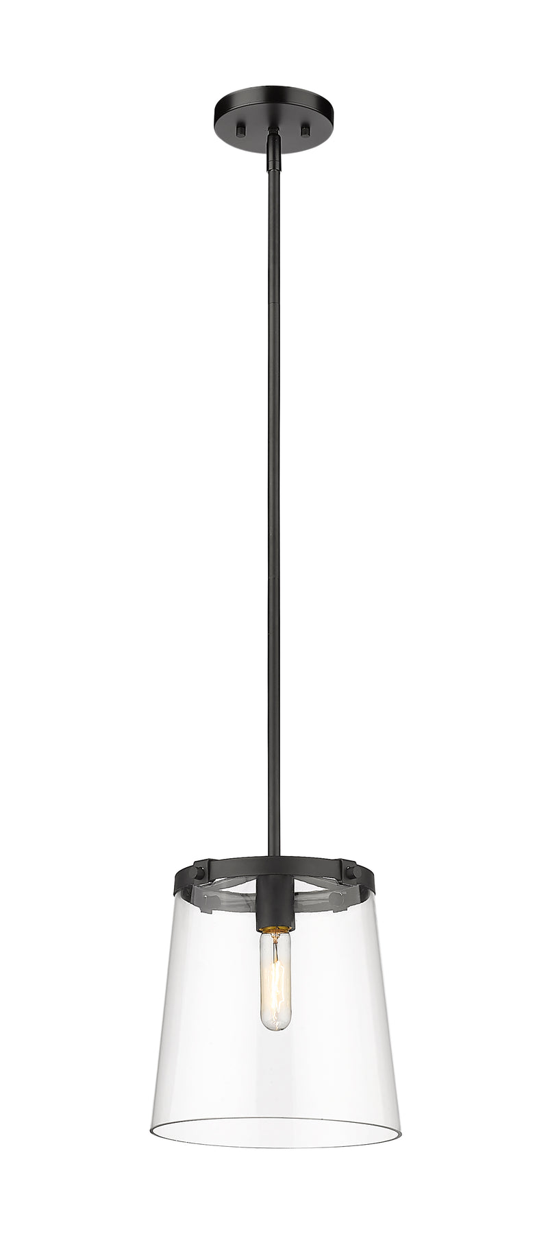 Callista 1 Light 10" Pendant in Matte Black