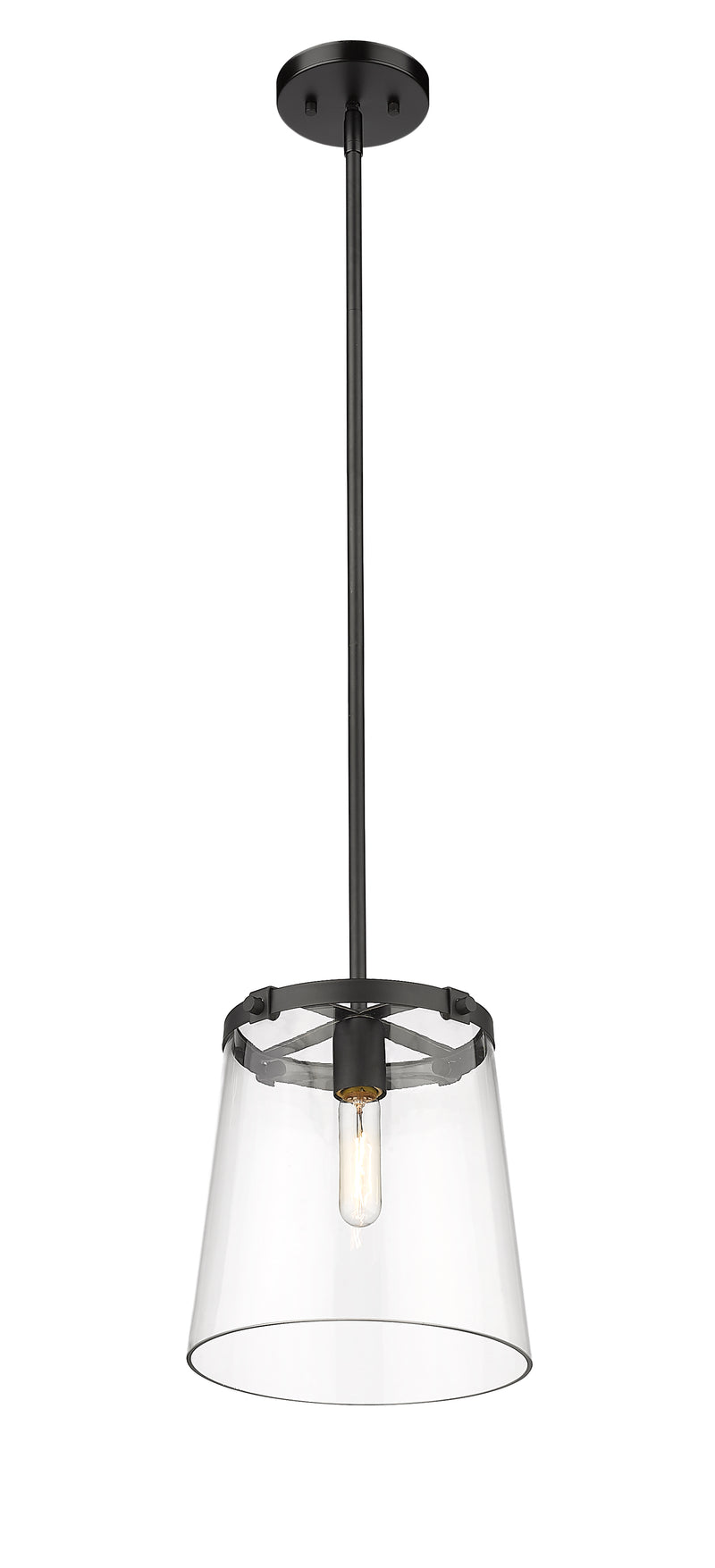 Callista 1 Light 10" Pendant in Matte Black