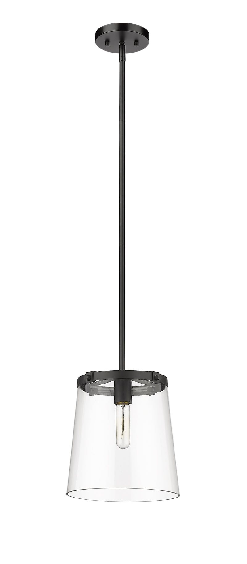 Callista 1 Light 10" Pendant in Matte Black