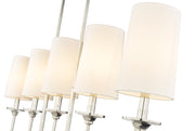 Emily 5 Light 51" Linear Pendant in Polished Nickel