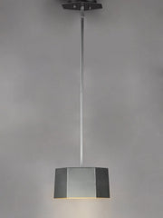 Honeycomb 9" LED Mini Pendant in Black / Gold