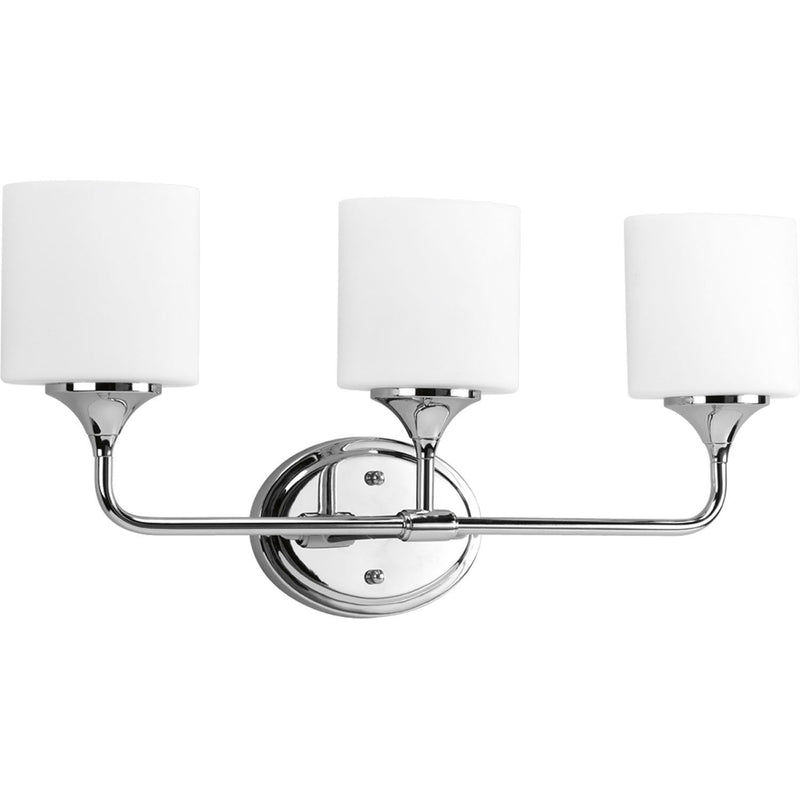 Lynzie 3-Light Bath Vanity Light in Polished Chrome