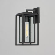 Cabana 1 Light Medium Outdoor Wall Sconce in Black