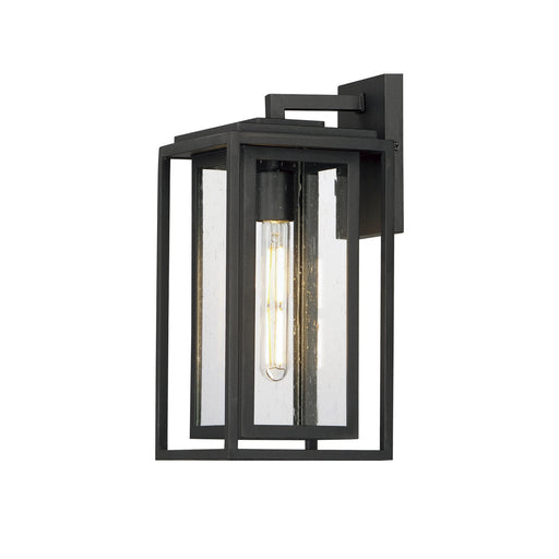 Cabana 1 Light Medium Outdoor Wall Sconce in Black
