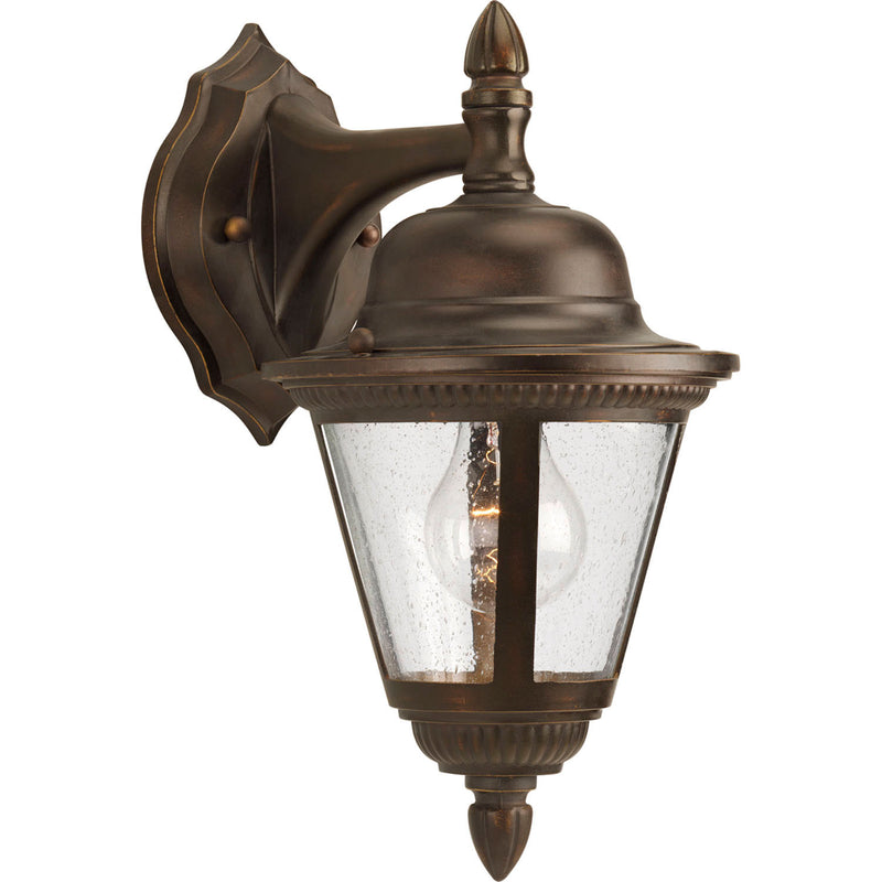 Westport One Light Wall Lantern in Antique Bronze