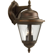 Westport 2-Light Outdoor Wall Lantern in Antique Bronze