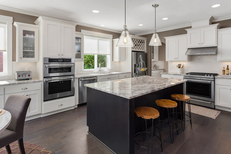 Harper 1 Light 11.5" Pendant in Brushed Nickel in a room setting
