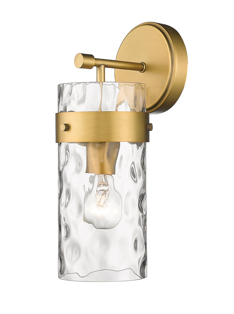 Fontaine 1 Light 5.5" Wall Sconce in Rubbed Brass