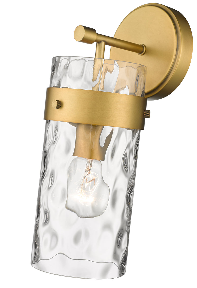 Fontaine 1 Light 5.5" Wall Sconce in Rubbed Brass
