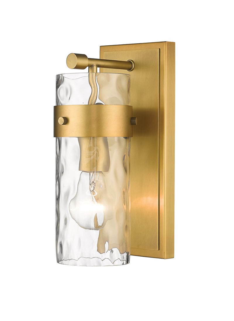Fontaine 1 Light 4.75" Wall Sconce in Rubbed Brass