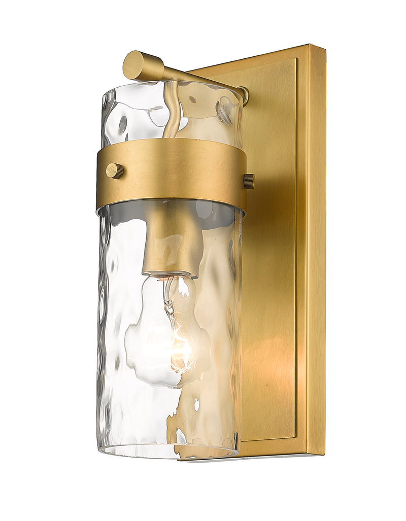 Fontaine 1 Light 4.75" Wall Sconce in Rubbed Brass