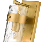 Fontaine 1 Light 4.75" Wall Sconce in Rubbed Brass