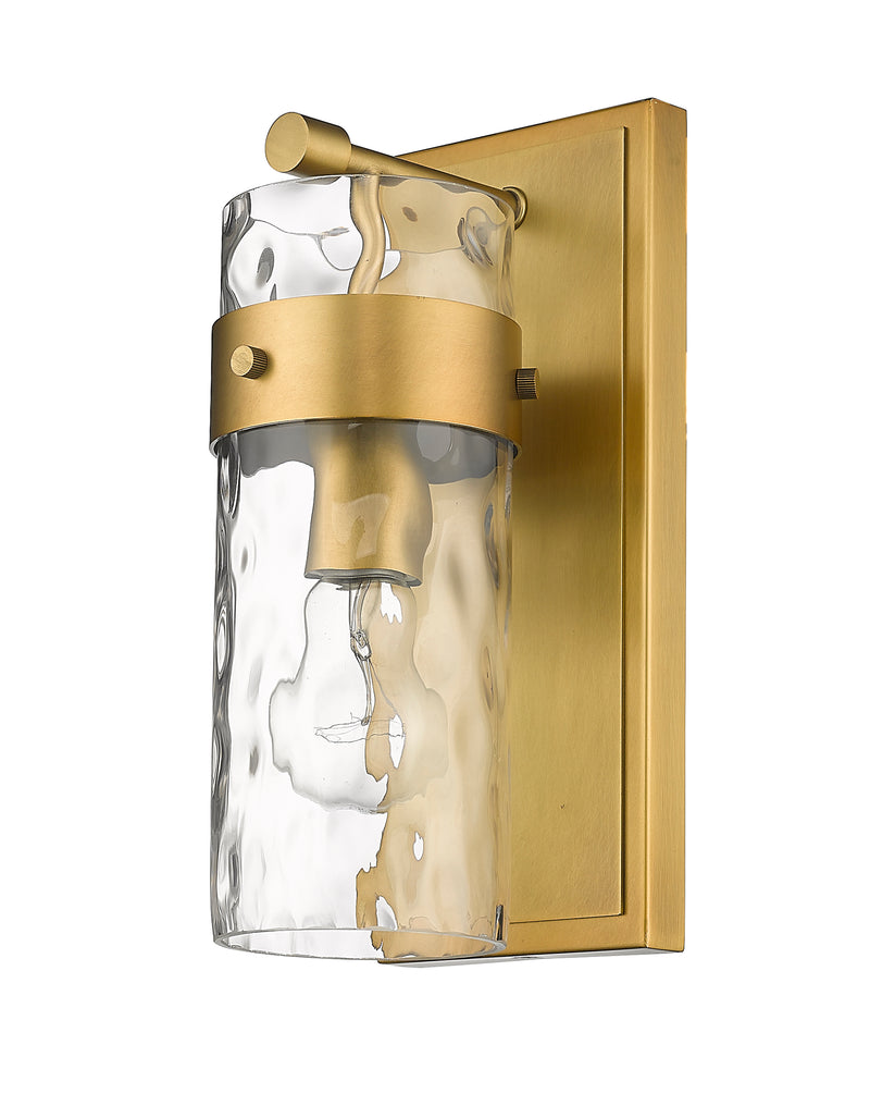 Fontaine 1 Light 4.75" Wall Sconce in Rubbed Brass