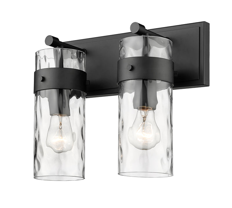 Fontaine 2 Light 14" Vanity in Matte Black