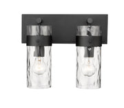 Fontaine 2 Light 14" Vanity in Matte Black
