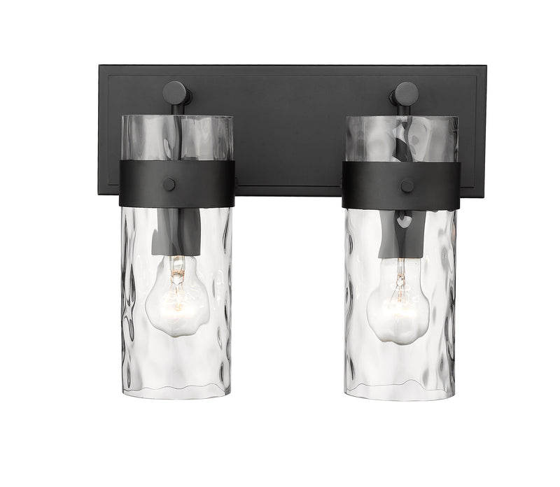 Fontaine 2 Light 14" Vanity in Matte Black