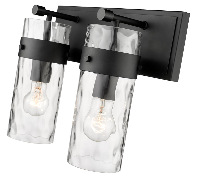 Fontaine 2 Light 14" Vanity in Matte Black