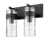 Fontaine 2 Light 14" Vanity in Matte Black