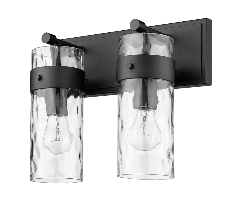 Fontaine 2 Light 14" Vanity in Matte Black
