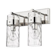 Fontaine 2 Light 14" Vanity in Polished Nickel