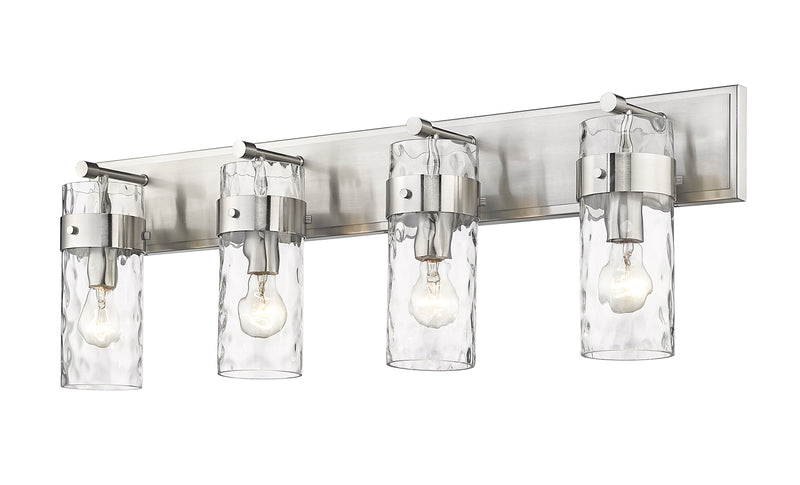 Fontaine 4 Light 34" Vanity in Brushed Nickel